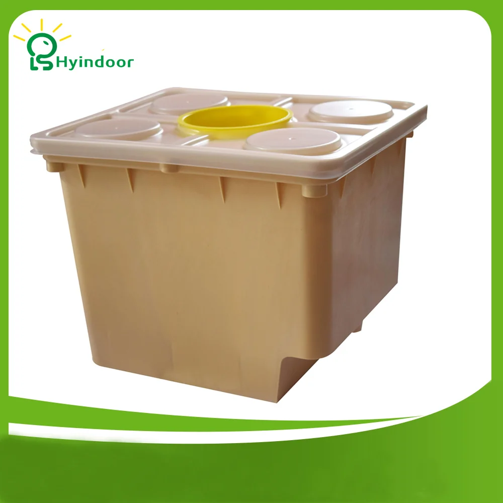 

White Hydroponic Dutch Buckets With Lid And Net Pot
