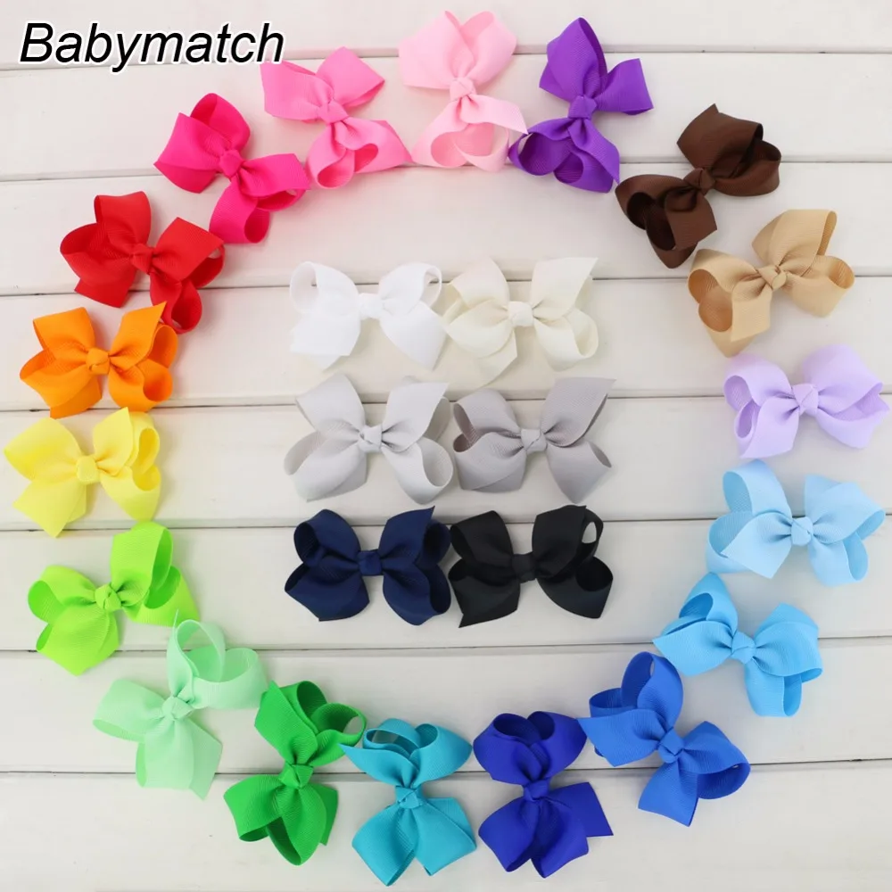 baby girl hair accessories dark pink azalea bow clips