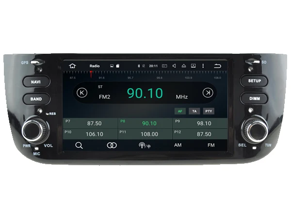 Clearance 4G RAM Octa(8)-Core Android 8.0 CAR DVD player FOR DECKLESS FIAT PUNTO/LINEA 2010-2016 car audio gps stereo unit Multimedia 5