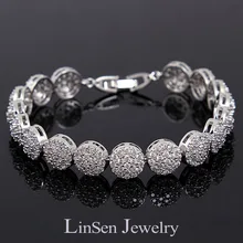 Белый дизайн полностью Ювелирный модный роскошный набор украшений с цирконием браслеты, AAA ювелирные изделия с фианитами