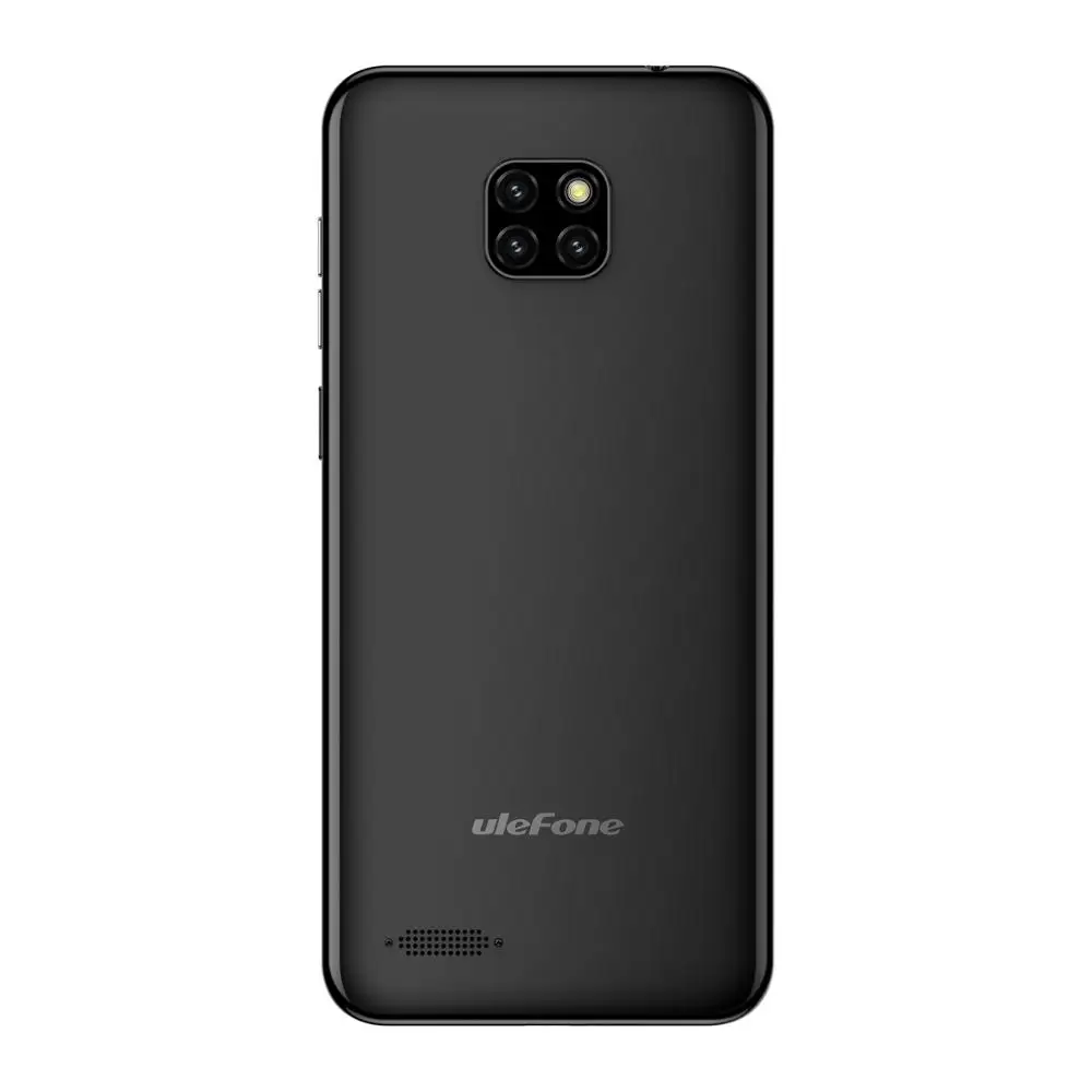 Смартфон Ulefone Note 7, 6,1 дюймов, 1 ГБ ОЗУ, 16 Гб ПЗУ, четырехъядерный процессор MT6580A, 3500 мАч, Face ID, три камеры заднего вида, мобильный телефон Android GO - Цвет: Черный