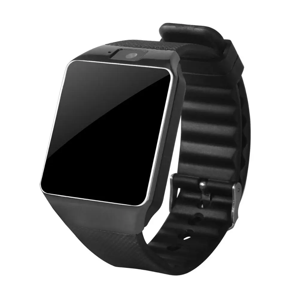 Cawono dz09 Bluetooth Smart Часы SmartWatch relogios смотреть TF sim-карты Камера для iphone Samsung Huawei телефона Android PK Y1 q18 - Цвет: Black