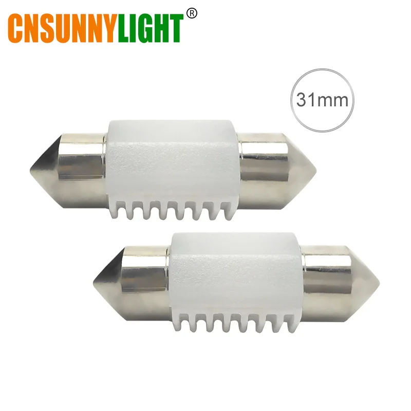 CNSUNNY светильник Высокое качество 3030 чипы C5W C10W светодиодный 31/36/39/41 мм автомобиль гирлянда светильник внутренний купол лампа для чтения белый 12V 24V