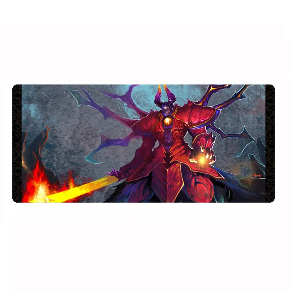 800x300x2 мм Большой нескользящий игровой коврик DOTA2 для мыши Lockedge натуральный