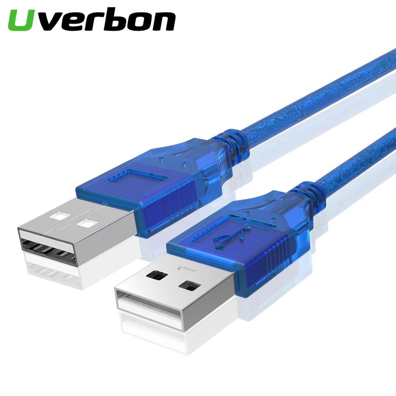 

Uverbon USB 2.0 Type A Male to Male Cable Data Transfer USB2.0 Extension Cord 1FT 5FT 10FT For Radiator Car Speaker Hard Disk