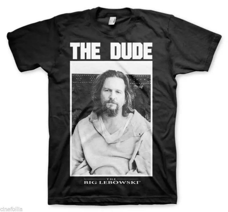 Футболка Big Lebowski The Dude Jeff Bridges Photo мужской свитер от Hybris крутая Повседневная