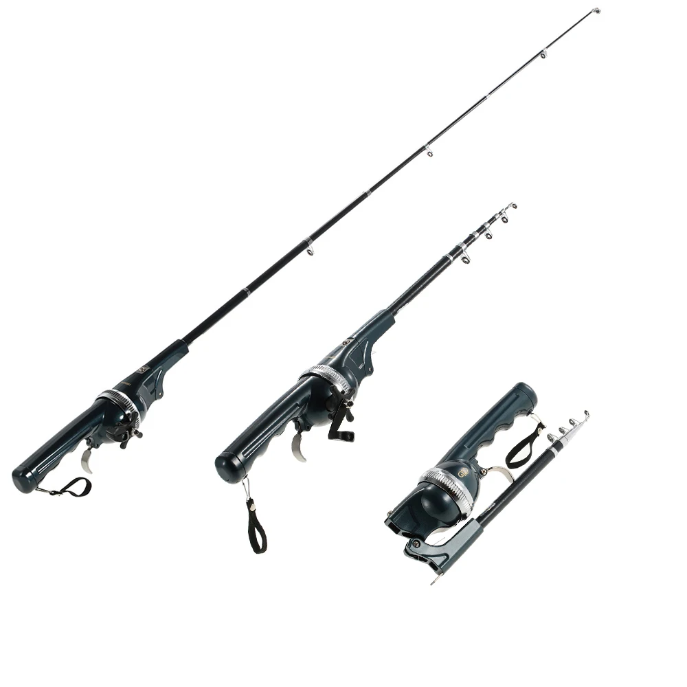 133 cm Foldable Fishing Rod Reel Combo Mini Telescopic Fishing Pole