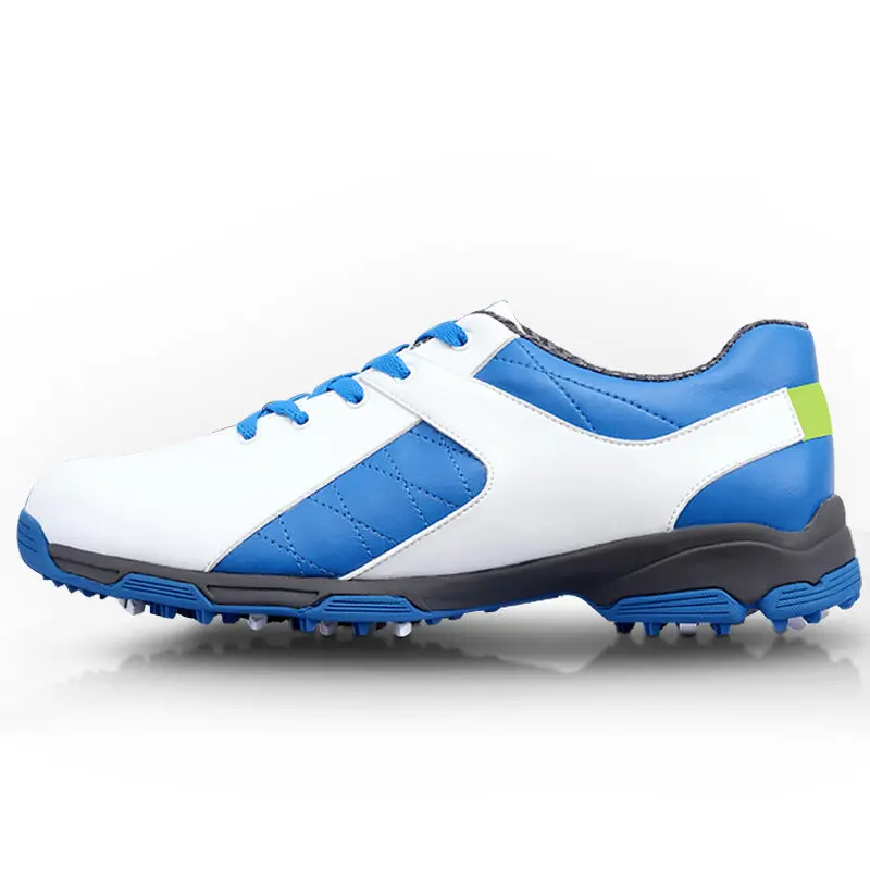 2017 Men's Golf Shoe Leather Sport Shoes Men EVA Midsole Breathable ...