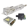 DC 12V Motor DIY Anzug Linear Antrieb Kolben Motor Hub + Schaltnetzteil 110V Zu 240V + PWM Speed Controller|DC-Motor| -
