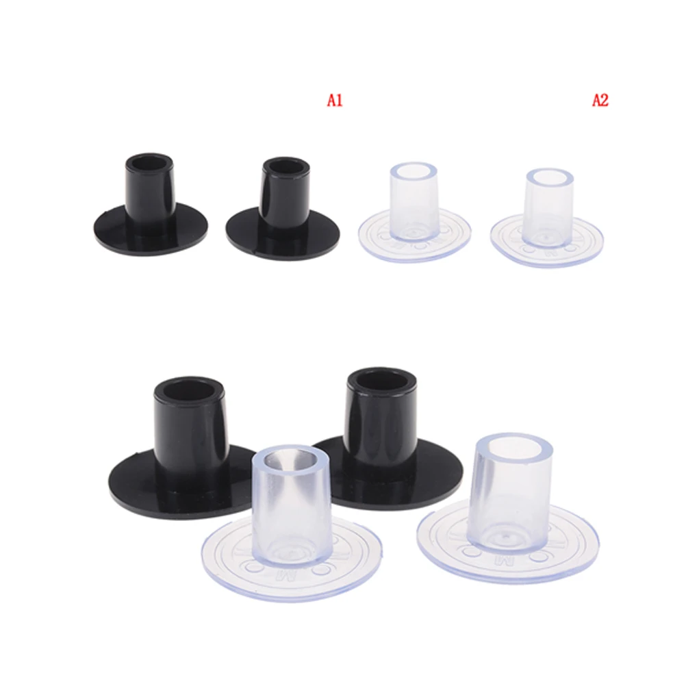 1pair Women Anti-slip Soft PVC High Heel Protectors Shoes Heel Cover Stopper For Modern Latin Dancing Training Props