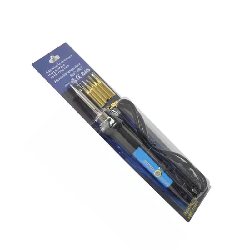 

2016-2017 Newest model LY 301D adjustable lead-free solder iron 50-400 degree with 5pcs Solder tip Pack 60W 220V/110V