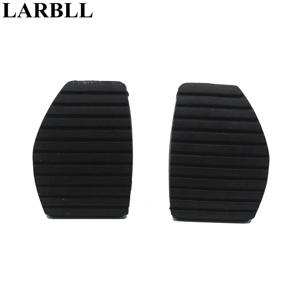 LARBLL 2PCS Left Clutch Right Brake mat Foot pedal cover For Peugeot