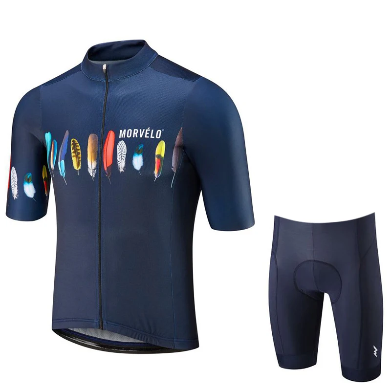 Morvelo Pro командная форма NW велосипедные наборы Майо Ropa Ciclismo Джерси мужская летняя одежда для велоспорта велосипедный Набор Одежда MTB - Цвет: short set