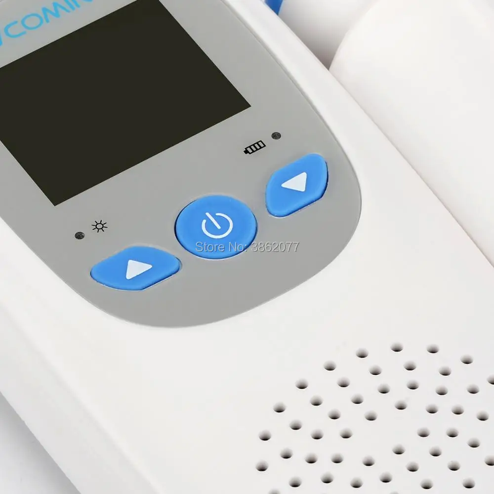  Vcomin Fetal Doppler hand-hold Pocket portable sound Baby heart pregnancy Ultrasound fetus doppler 