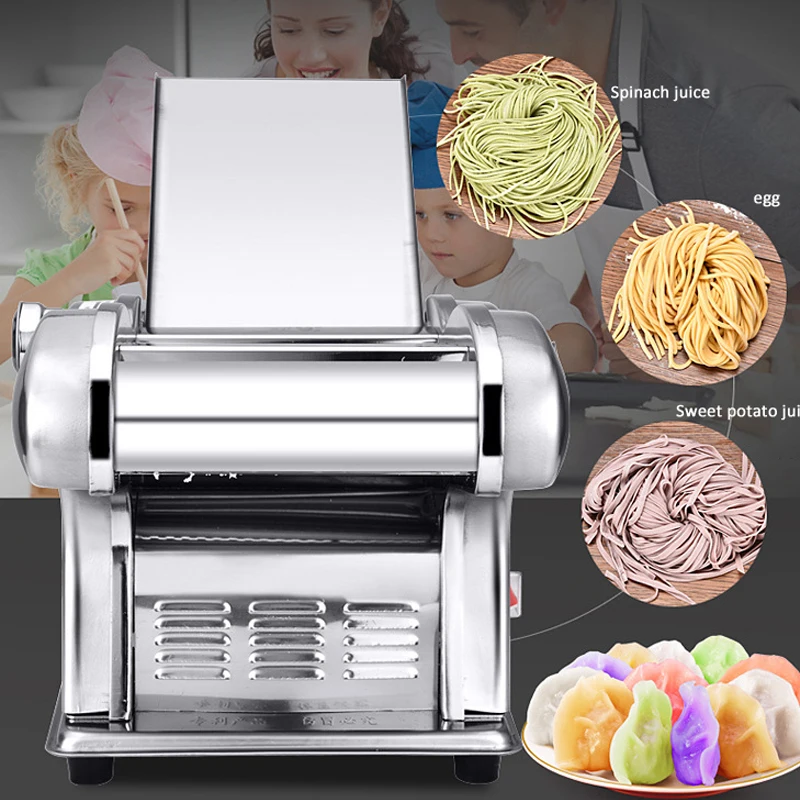 Pressing flour machine home electric noodle automatic pasta machine stainless steel noodle cutting dumpling skin