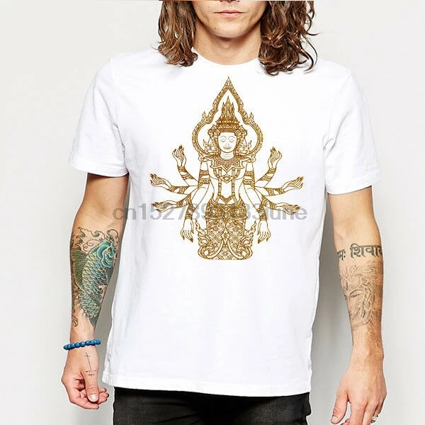 

Yoga T-Shirt Zen Meditation Hindu Indian Chakra Spiritual Buddha Namaste XXXV