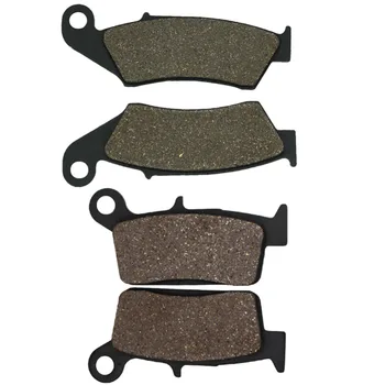 

Cyleto Motorcycle Front and Rear Brake Pads for Kawasaki KX125 KX 125 1995-2008 KLX250 D-Tracker 1998-2003 KLX250 2006-2007