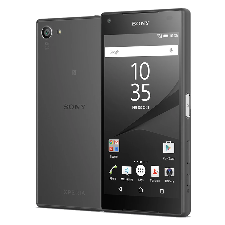 sony Xperia Z5 Compact E5823 разблокированный 2 Гб ОЗУ 32 Гб ПЗУ Android четырехъядерный и четырехъядерный 23мп GSM смартфон - Цвет: Black