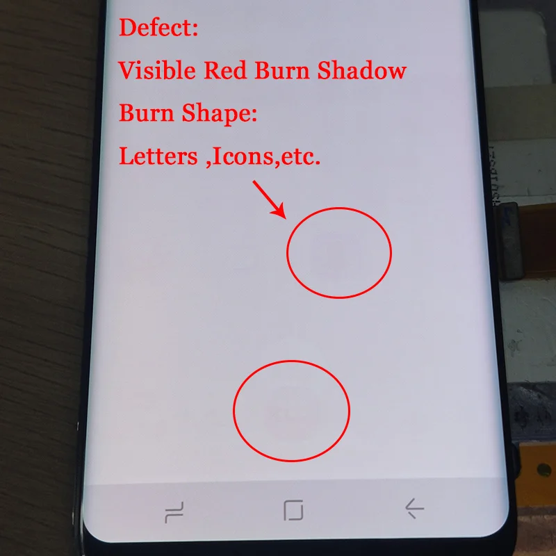 Tested Burn Shadow Replacment For Samsung Galaxy S8 Lcd G950f G950u S8 Plus Lcd G955 G955f Display With Screen Touch Digitizer Mobile Phone Lcd Screens Aliexpress