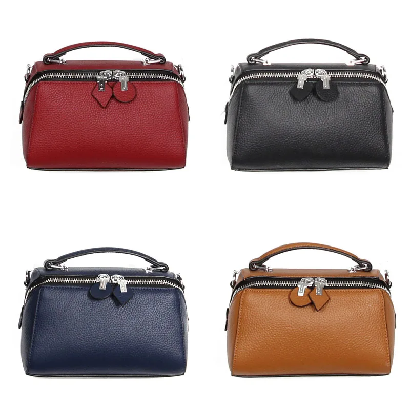 LostSoul الأزياء وسادة أكياس النساء جلد طبيعي خمر حقيبة يد المرأة الأعلى مقبض حقيبة الكتف رسول بوسطن bolso موهير