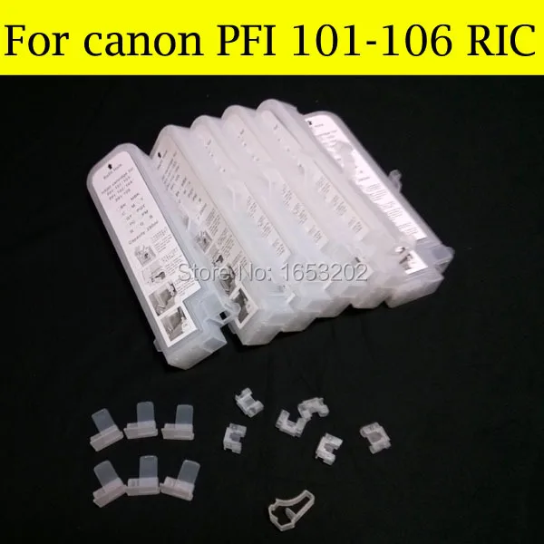 

8 шт./лот пустой картридж с чернилами для Canon PFI-101 без чипов для принтера Canon iPF6000s 6000s