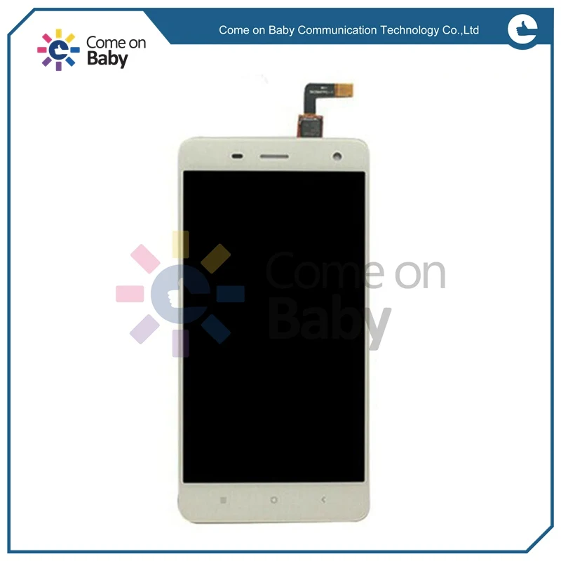 XIAOMI0001 Black White LCD Display + Touch Digitizer Screen Glass Assembly Replacement Part For Xiaomi M4 MI 4 Mi4 - (6)