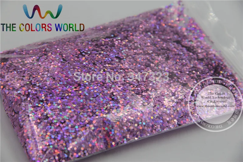 

1.0MM size Laser Peach Color Glitter Powder-Holographic Nail glitter