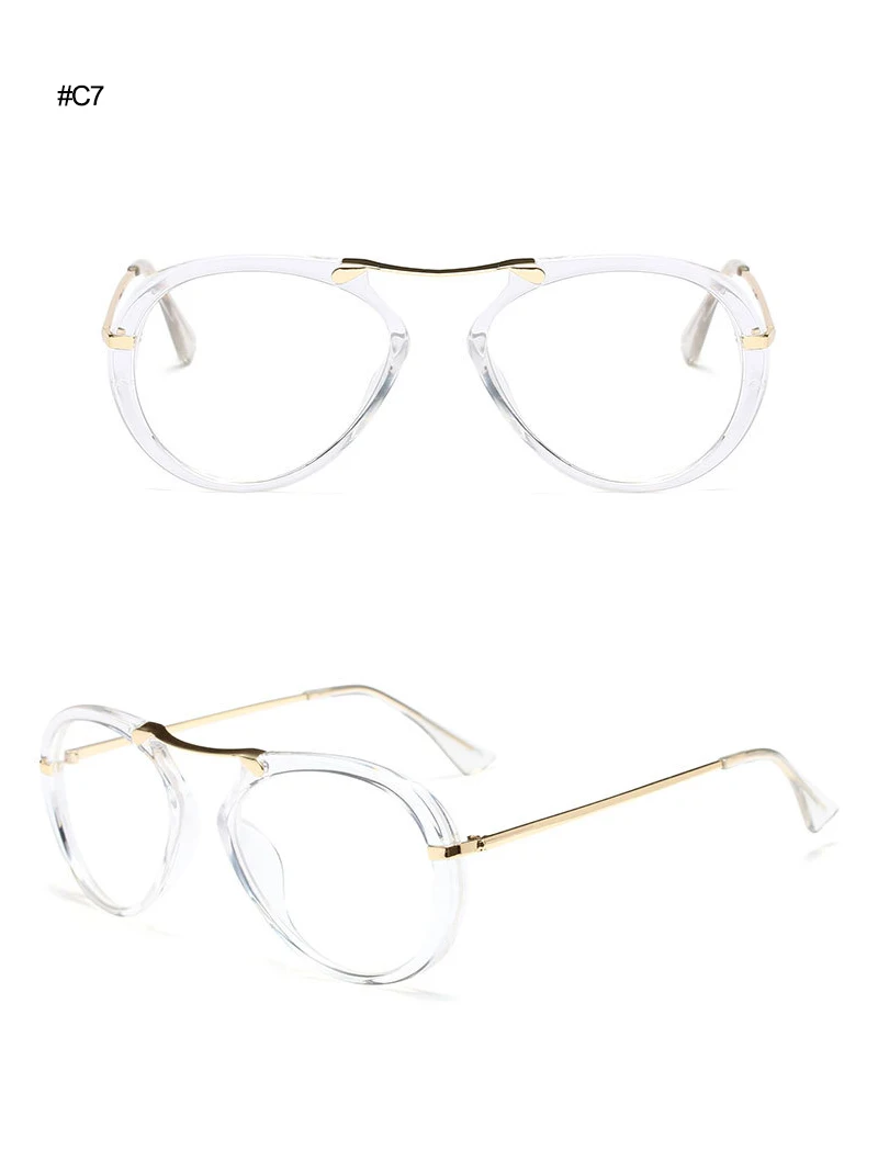 2018 New Goggle Fashion Clear Sunglasses (22)