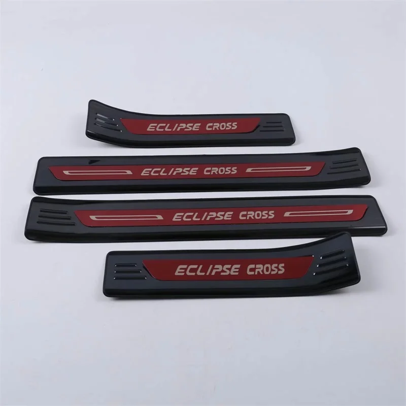 

For 2018 2019 Mitsubishi Eclipse Cross Door Sill Scuff Plate Kick Pedal Protector Cover Trim Sticker Car-Styling Accessories