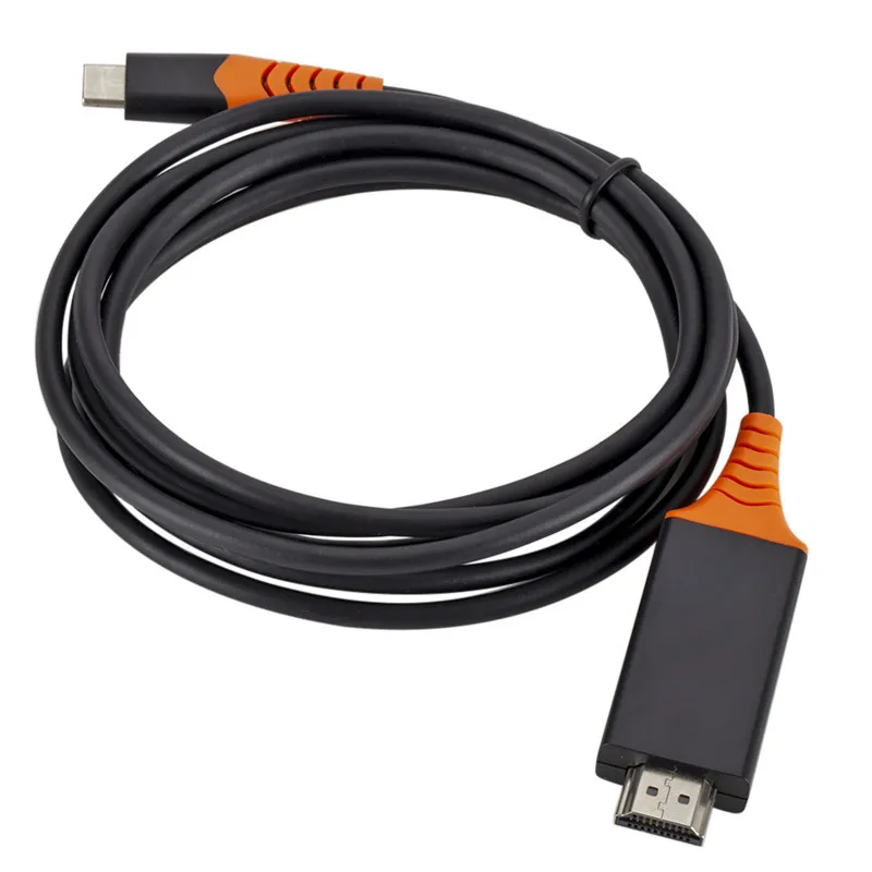 

New Digital Cable Type-C USB-C To 4K HDMI HDTV TV Cable Adapter Converter for Samsung Galaxy S10 Note 9 Mac Type-C to HDMI Cable