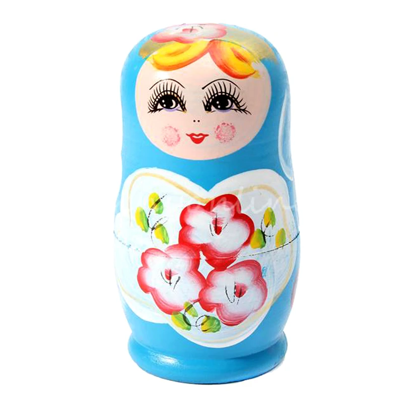 5 шт./компл. Деревянный Русский набор кукол деревянная матрешка Матрешка ручная
