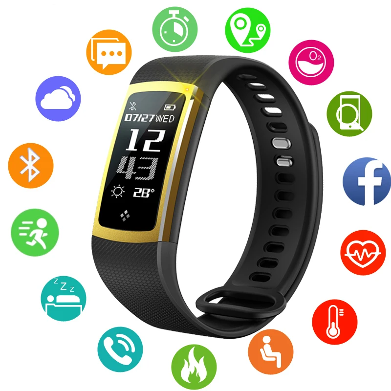 

WISHDOIT 2018New Men Smart Watch Pedometer IP67 Waterproof Fitness Tracker Call Reminder Bracelet Smartwatch Connect Android IOS