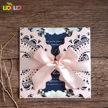 

wedding favor luxurious lace white wedding invitation cards unique pocket indian customized letter press invitations wholesale