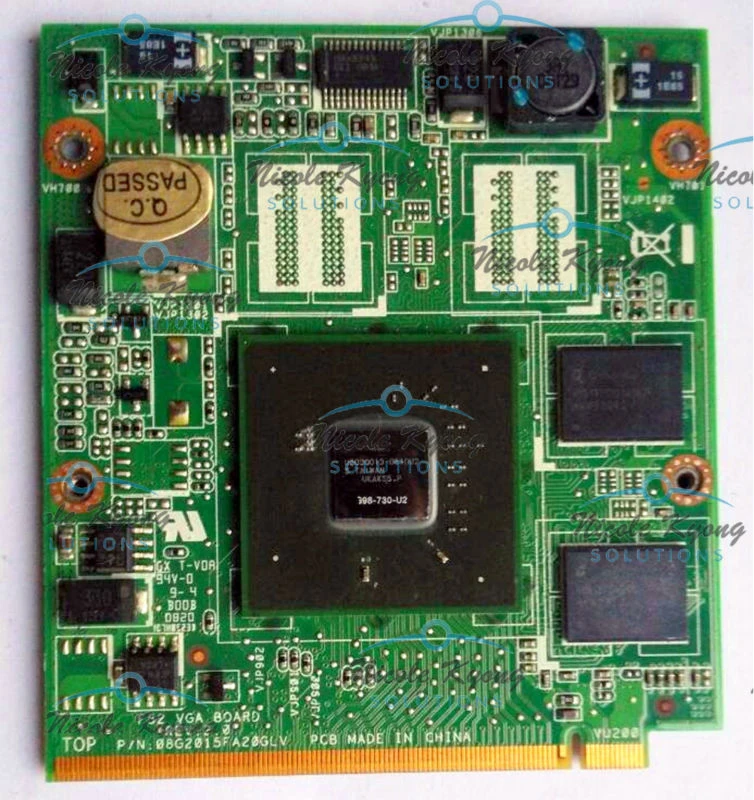Видеокарта F52 VGA REV 2 0 G98 730 U2 9300M 08G2015FA20GLV 69N06IV10D03-01 для ноутбука lenovo Y530 Y530A V550 |