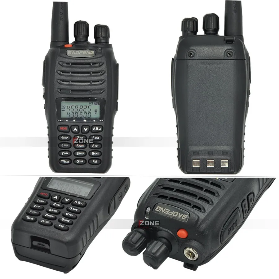 Baofeng UV-B5 портативная рация, профессиональный fm-трансивер, портативный, дальний, беспроводной, двухдиапазонный, двойной дисплей, CB радио