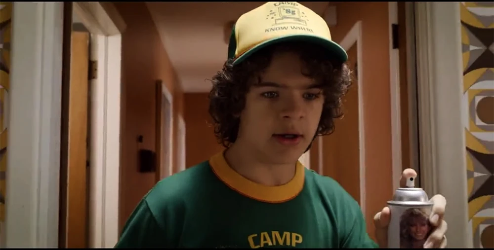 Stranger Things 3 Dustin Cosplay Hat Newest Trucker Baseball Mesh Cap Adjustable Hats7