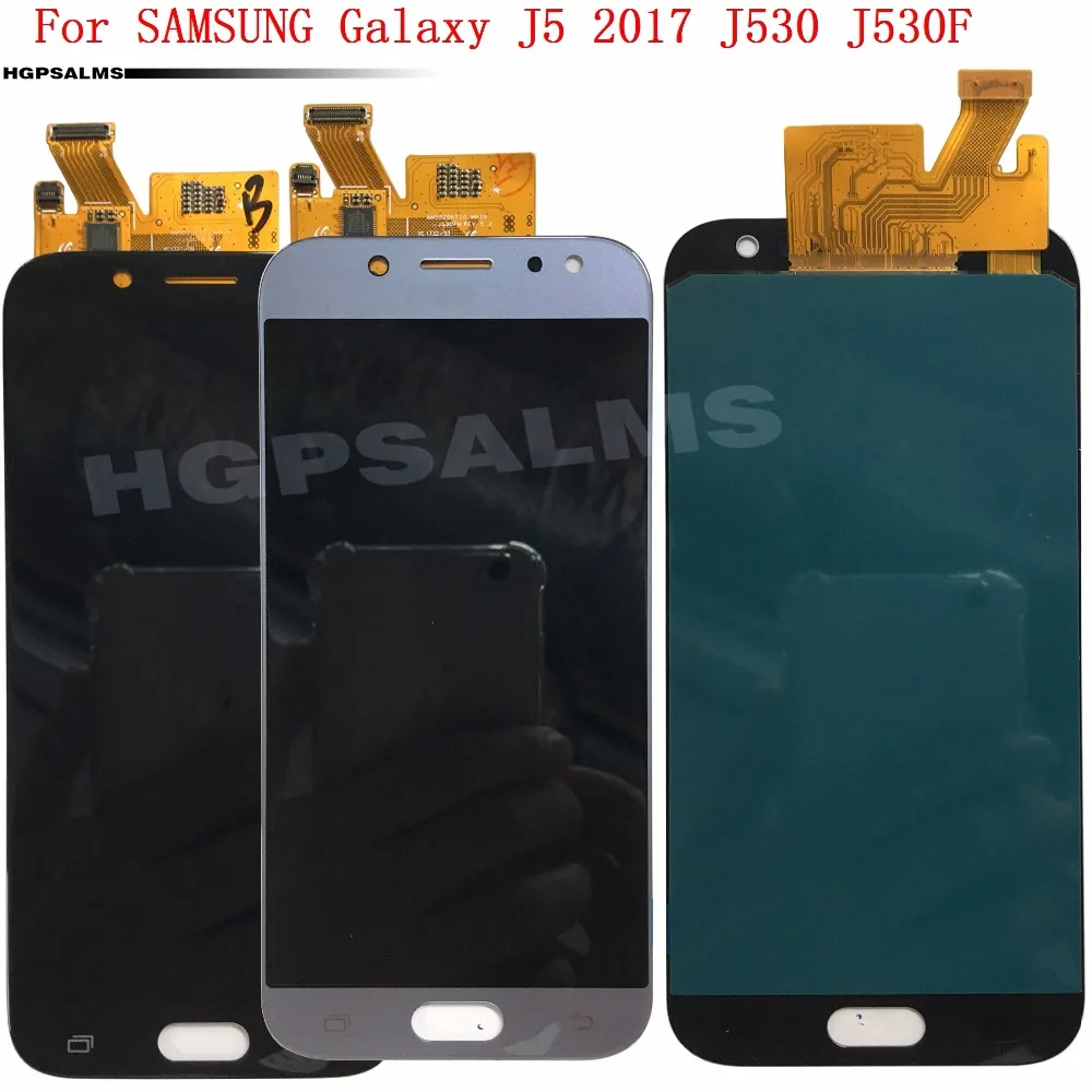 

SUPER AMOLED for SAMSUNG Galaxy J5 2017 J530 J530F Display Touch Screen Digitizer Assembly Adjustable Brightness
