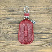 Мужской и женский кожаный брелок для ключей, брелок для ключей, сумка на молнии, кошелек