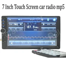 7 дюймов Сенсорный экран 2 Дин Bluetooth Радио стерео USB SD AUX IN FM видео MP4 MP5 плеер Поддержка сзади вид Камера в тире
