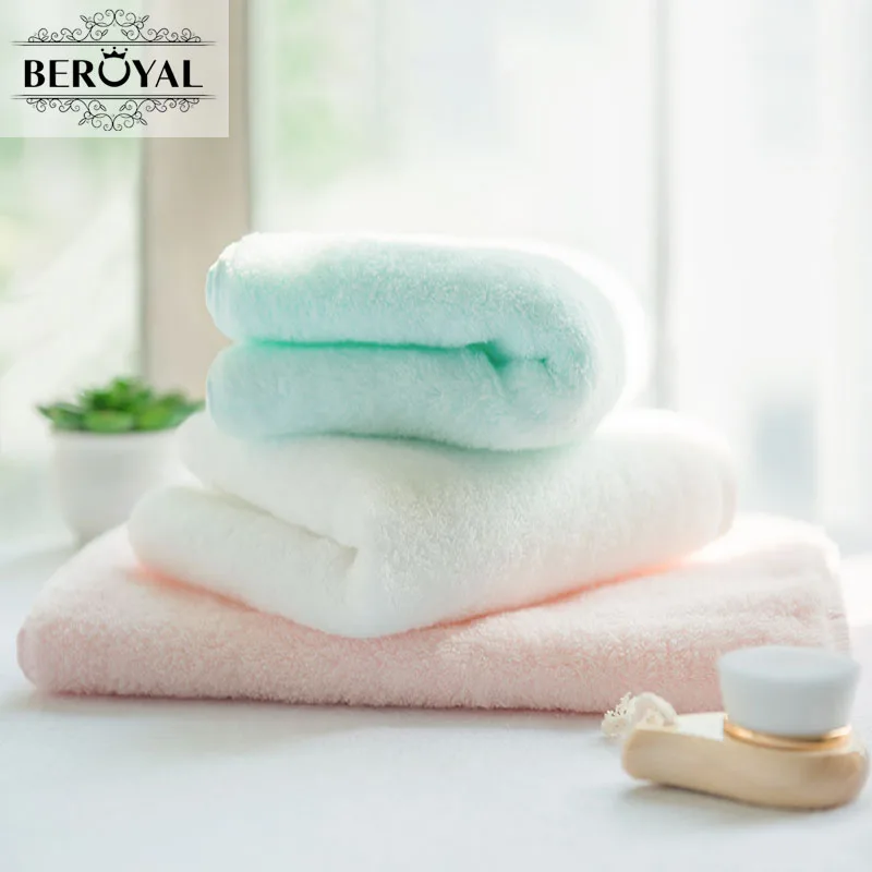 Beroyal Brand Super Soft Hand Towel 3PC 33*75cm 100 Cotton Face Cloth