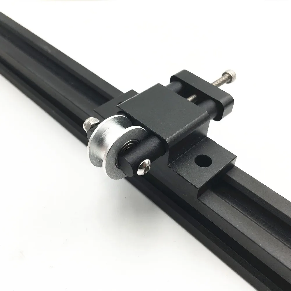 cheap Funssor 1pcs AM8 Anet A8 aluminum Y axis belt tensioner kit for AM8 3D Printer Extrusion Metal Frame