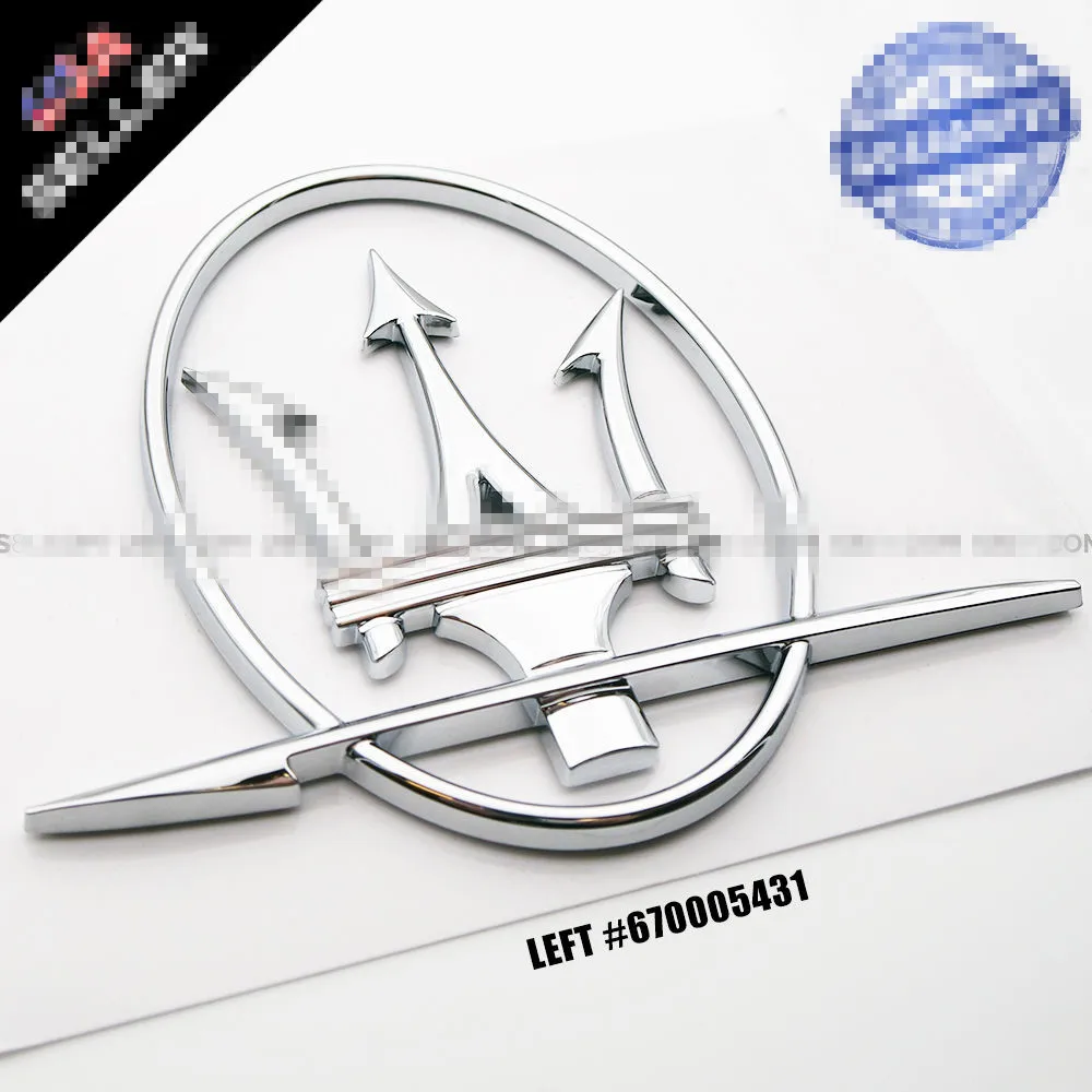 Для Maserati Quattroporte Levante RH & LH боковой логотип эмблема боковая эмблема|Наклейки на