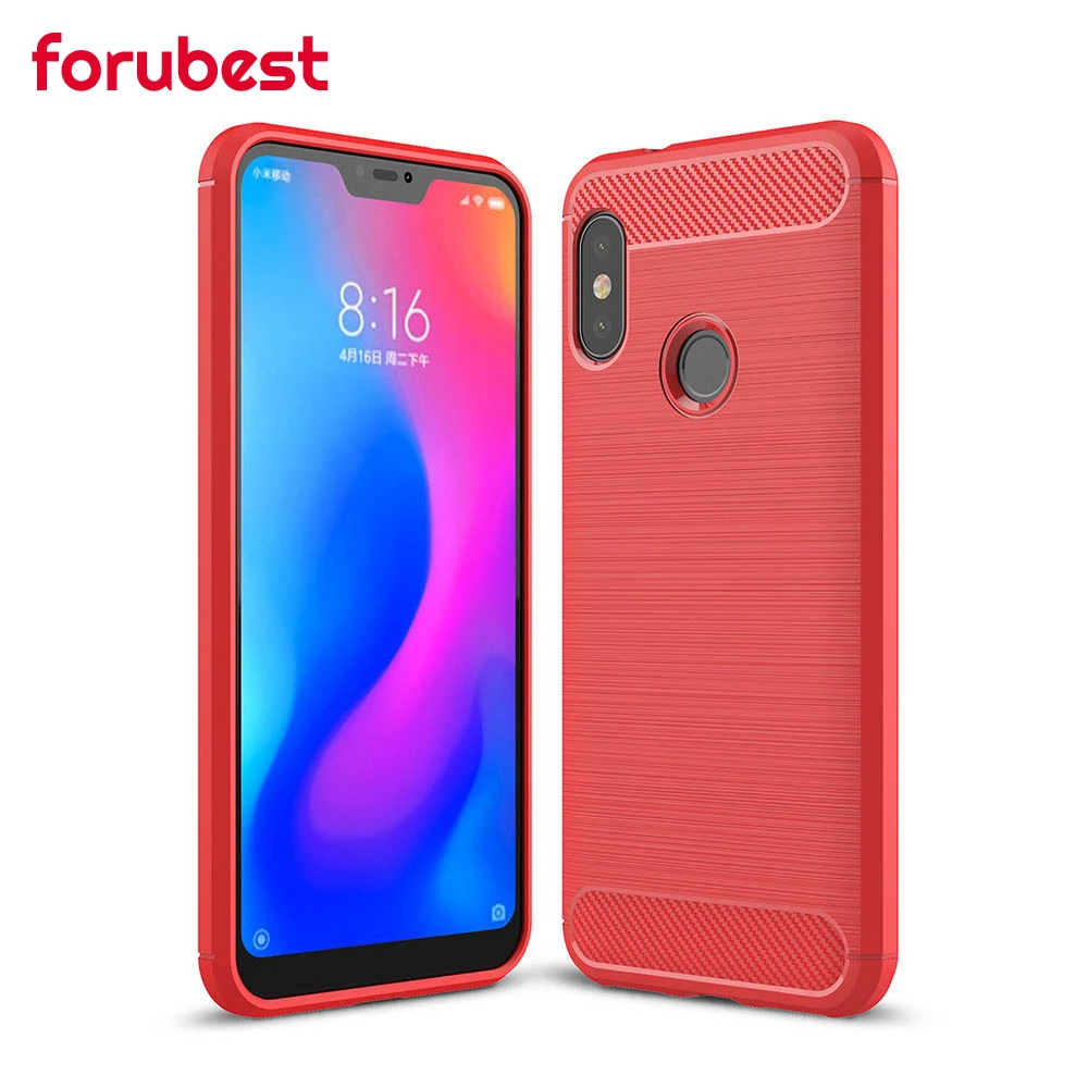 

Carbon Fiber Brushed TPU Case For Xiaomi Redmi 4A 4X 5 5A 5Plus 6A 6 6Pro A2 Lite For Redmi Note 4 Note 5 Note 5 Pro Case Cover