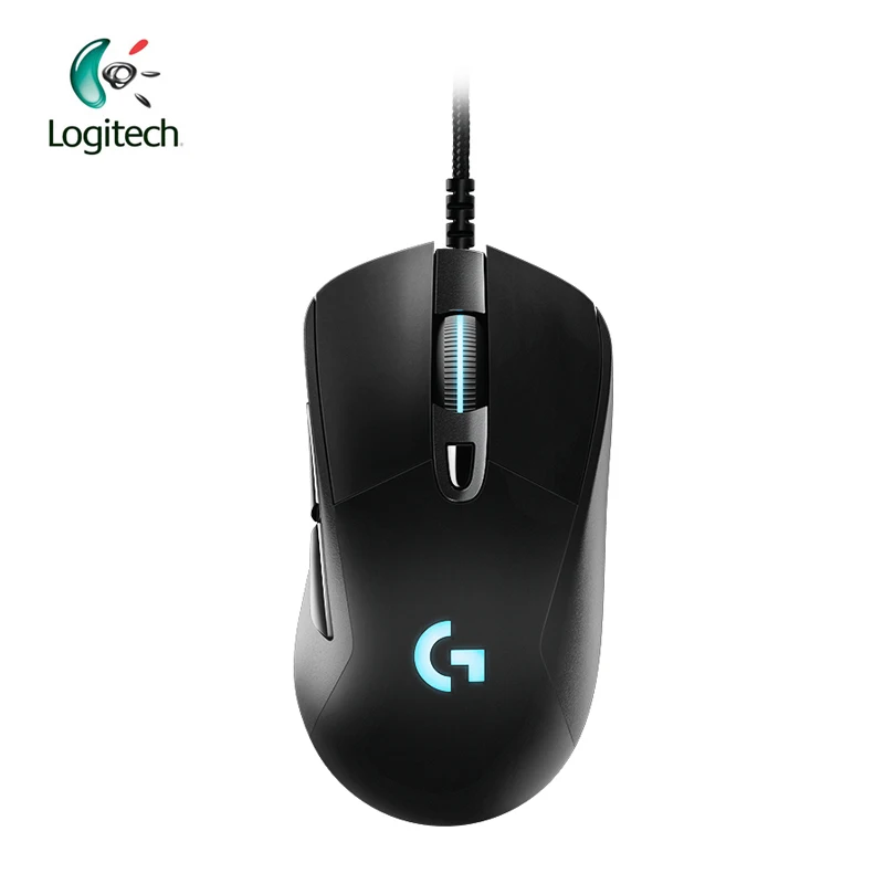 Kopen Originele Logitech G403 Gaming Muis Bedrade RGB Game Muis voor Muis Gamer Ondersteuning Desktop Laptop Ondersteuning Windows 10 8 7