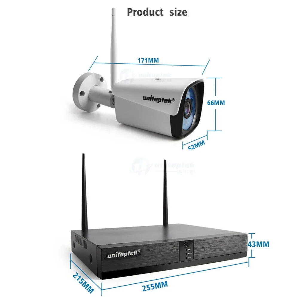 8CH H.265 CCTV система беспроводной 1080P NVR комплект 8 шт. 2MP ИК Открытый P2P WIFI IP камера