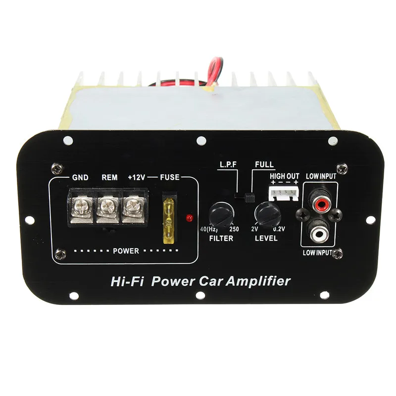 Nuevo amplificador de potencia de graves de alta fidelidad de 150 W 12 V potente subwoofer Digital de 6-12 pulgadas Nuevo amplificador de potencia de graves de alta fidelidad de 150 W 12 V potente subwoofer Digital de 6-12 pulgadas