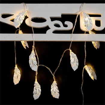 

White feather Festival Decoration Light 10LED led string lights Home lighting string decoration Home Indoor Decoration