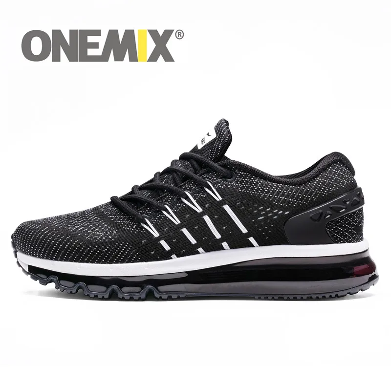

ONEMIX Men Flash Running Shoes Air Cushion Wearable Sport Shoes Breathable Comfort Fitness Sneakers Outdoor Casual Walking Shoes