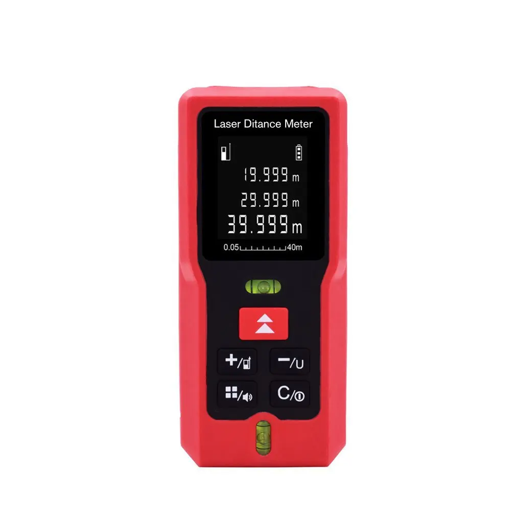 

100m Mini Digital Handheld Laser Distance Meter Rangefinders Diastimeter Area Volumn Pythagorean Range Finder Tape Measure
