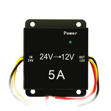 Preço competitivo 12 v dc para ac conversor de voltagem conversor 24 v 12 v 5A para o carro